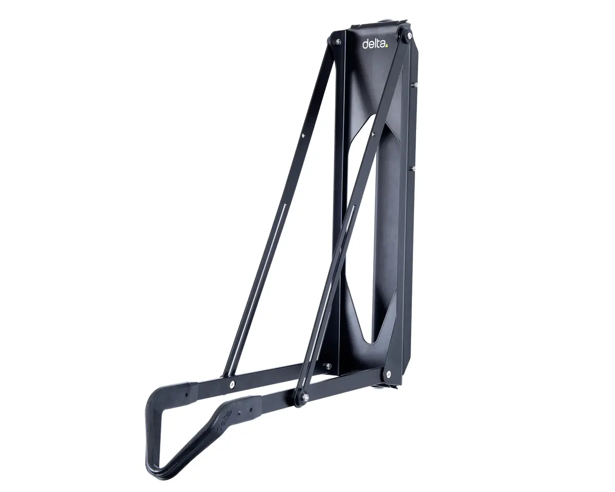 Delta Pivot Wall Mounted Bike Storage Rack - 1-Bike, Black 1