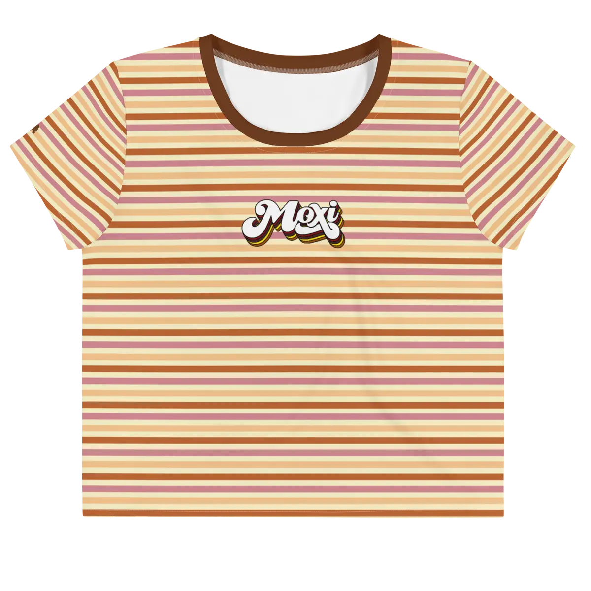 Moxi Spectrum Crop Top (Brown) 1