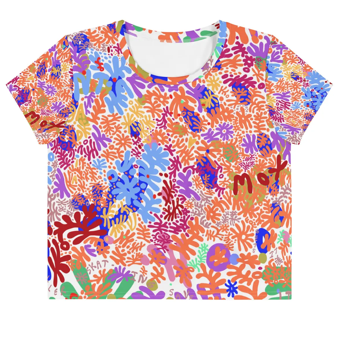 Bent Weird Light'n Up Crop Tee 1