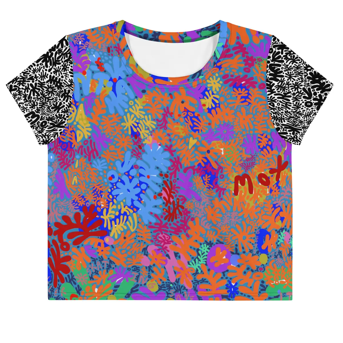 Really Bent Weird All Over Crop Tee 1