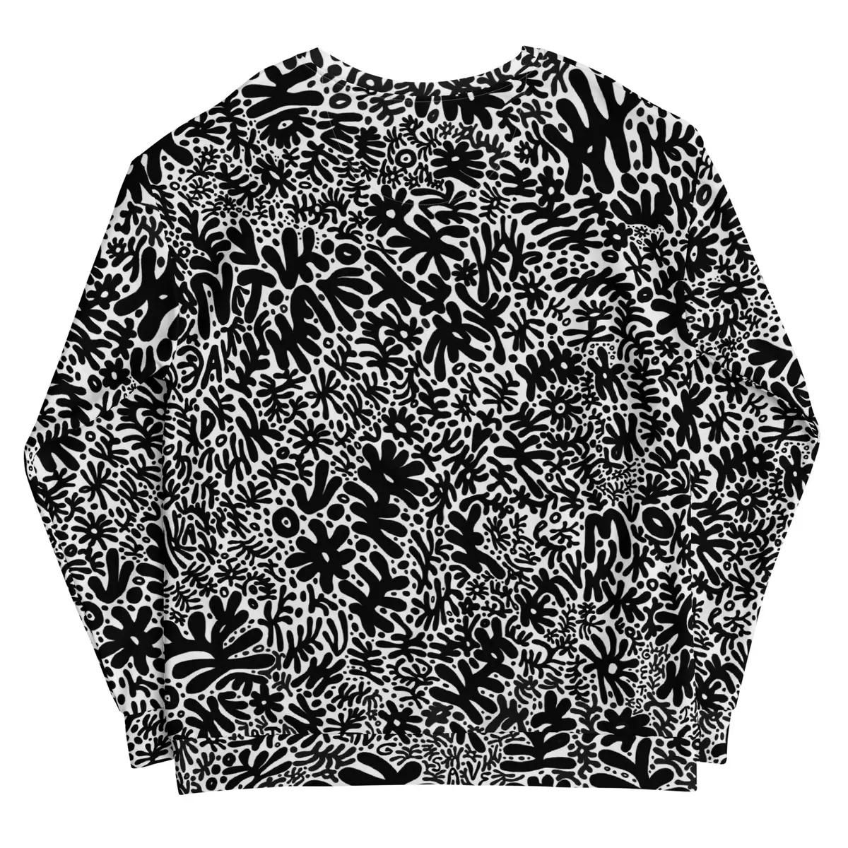 Bent Weird All Over Black & White Sweat 1