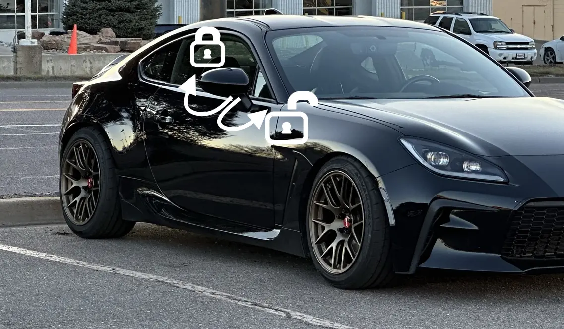 2022+ Gr86/Brz Pnp Auto-Folding Side Mirrors 1