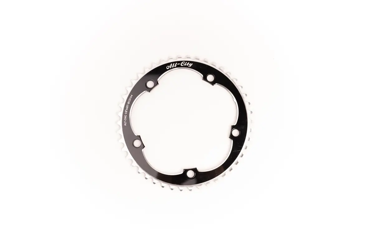 All-City 46T 144 1/8 612 Track Rings Blk 1