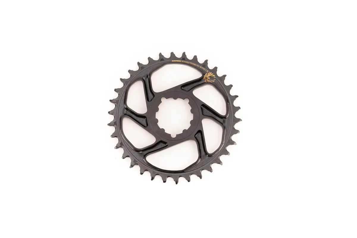 Sram X-Sync 2 Eagle Direct Mount Chainring 34T Boost 3Mm Offset With Gold Logo 1