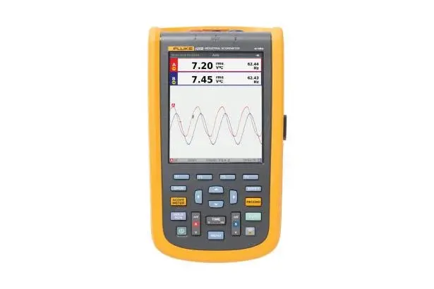 Fluke 120B Series Industrial Scopemeter Hand Held Oscilloscope 1