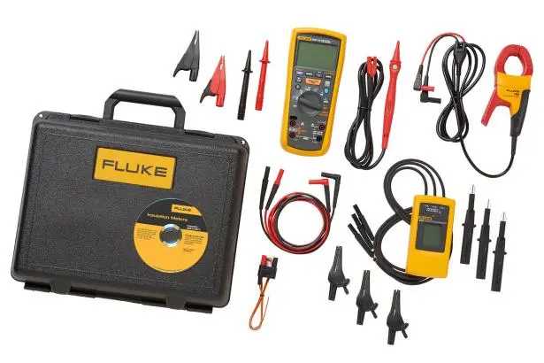 Fluke 1587/Mdt Fc 2-In-1 Adv Motor & Drive Kit W/I400 Current Clamp & 9040 Phase Rotation Indicator (Item No. 4692716) 1