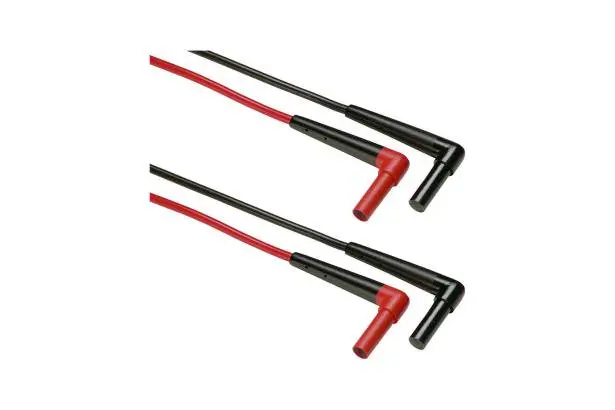 Fluke Tl222 Twist Lead Set W Right Angle Connectors 1