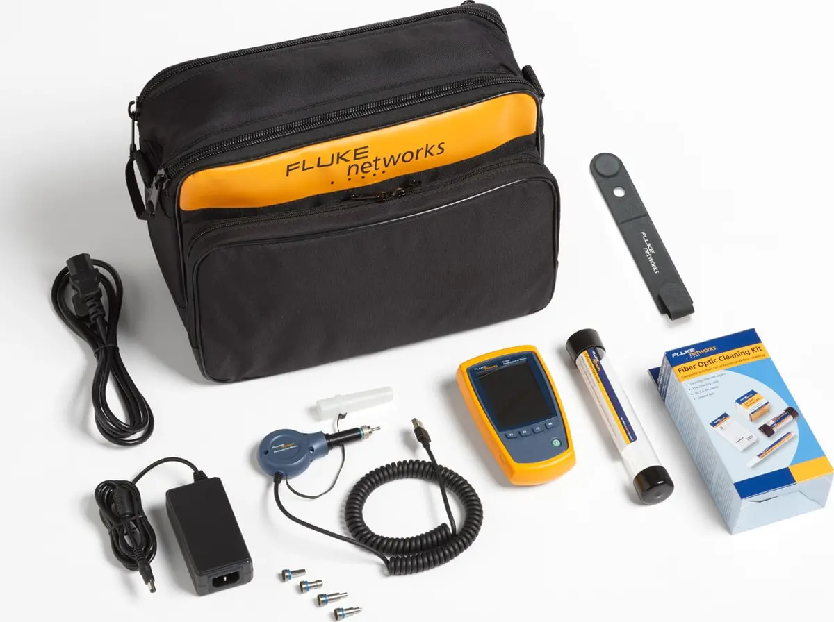 Fluke Networks Fi-525 Fiber Optic Inspection Camera, With Cleaning Supplies 1