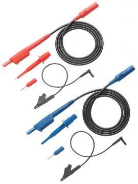 Fluke Stl120-Iv Shielded Test Lead Set 600V Cat Iv Set Of Two 1