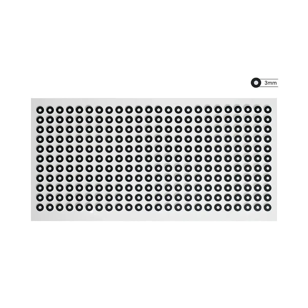 Shining 3D 3Mm Reflective Markers (1 Pack/ 20 Sheets/ 5280 Points) 1