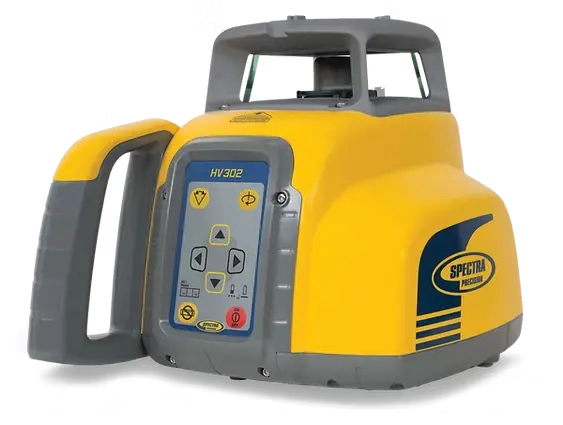 Spectra Precision Hv302 Laser W/ Hl760 Receiver, Clamp, Rc402n, Nimh & Universal Charger 1