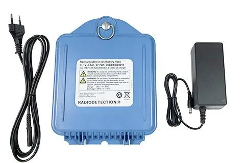 Radiodetection Li-Ion Transmitter Rechargeable Battery Mains Kit 1