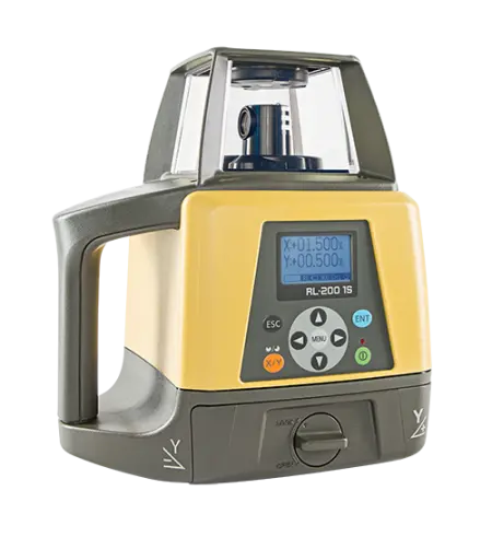 Topcon Rl-200 2S Dual Grade Rotary Laser (Rechargeable Standard - Ls-80 Receiver & Remote Control) 1