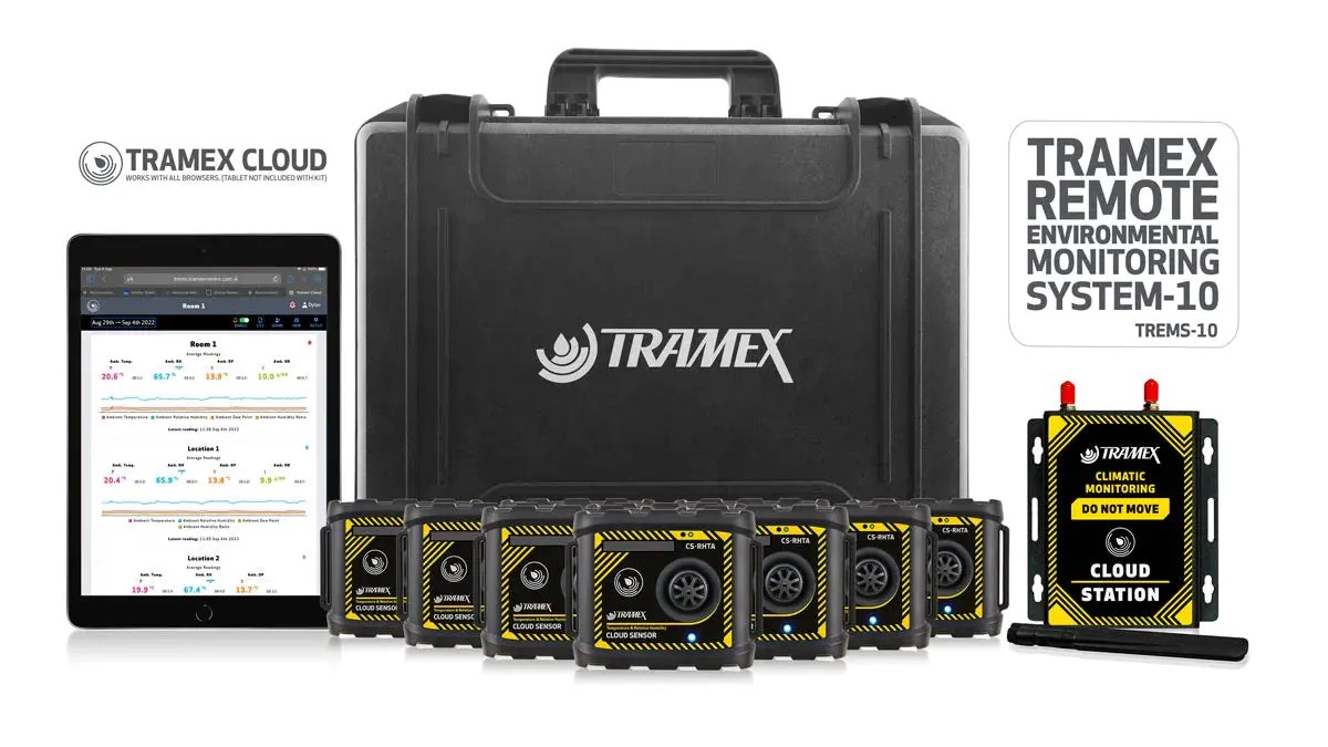 Tramex Remote Environmental Monitoring System Kit - Trems-10 1
