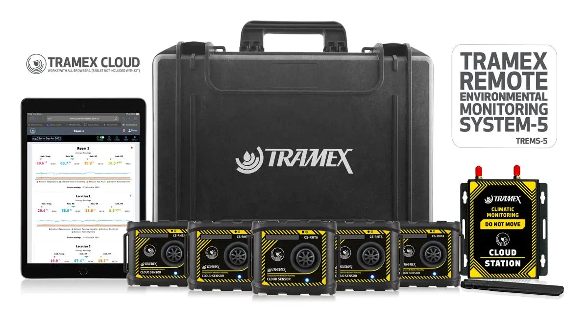 Tramex Remote Environmental Monitoring System Kit - Trems-5 1