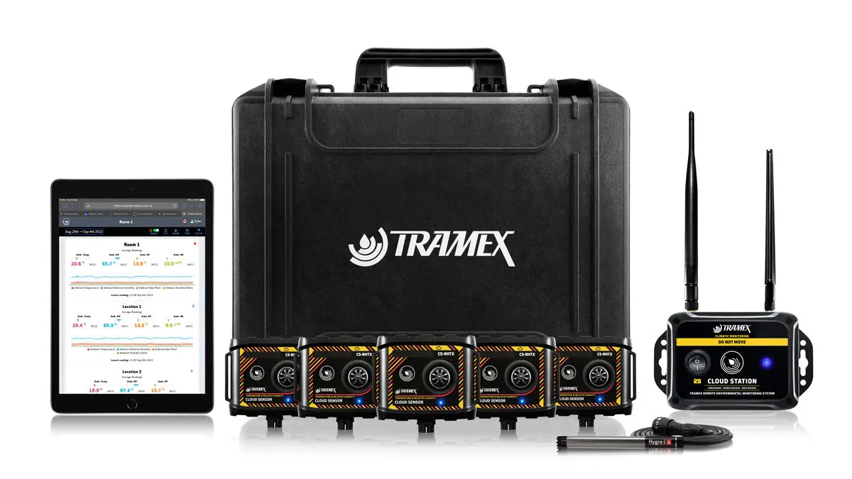Tramex Trems-Xtra With Cloud Sensors & Attachable In-Situ Rh Probes & Station In Maxultra 1