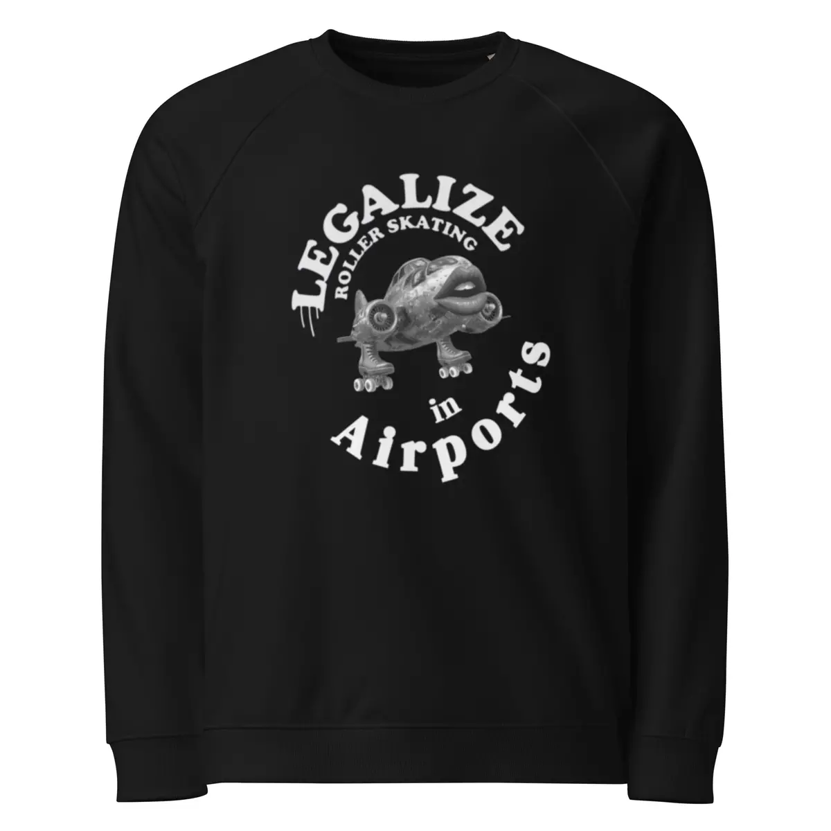 Legalize In Airports Focused Sweat Shirt 1