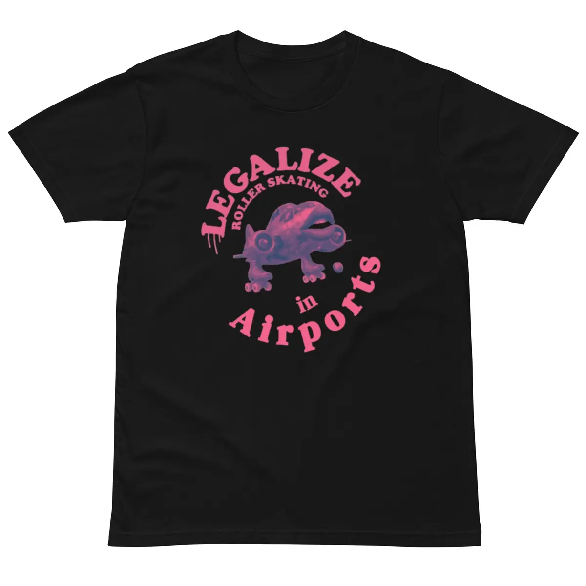 Legalize In Airports Vibrant Tshirt 1