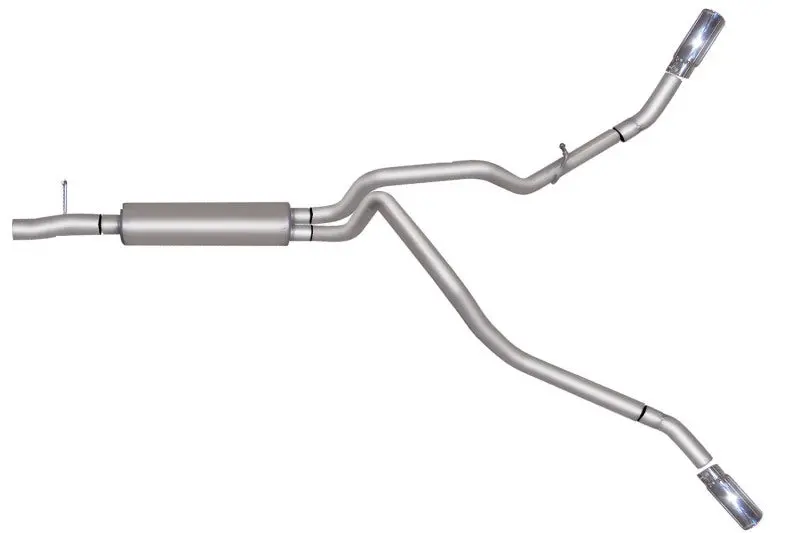 Gibson Dual Exhaust System For 2011–2016 Ford F-250 Super Duty King Ranch 6.2L – Aluminized Cat-Back 1