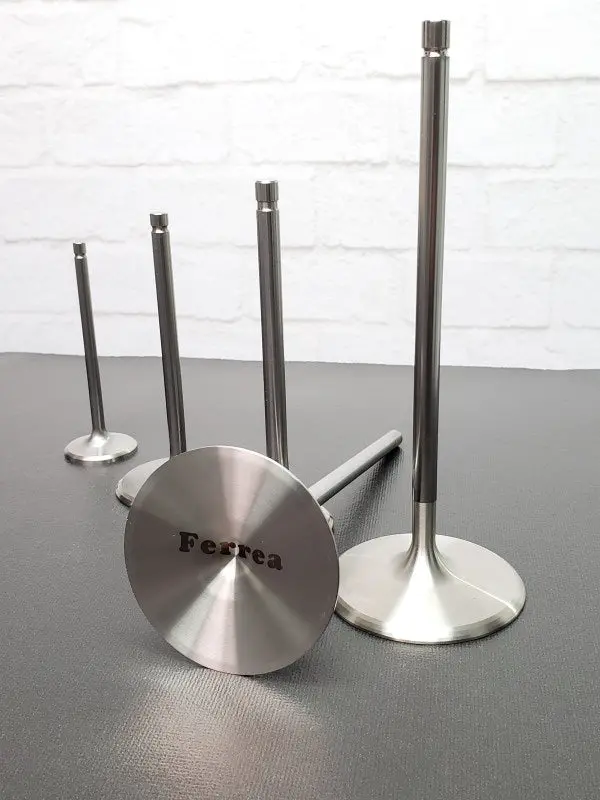 Ferrea Titanium Competition Exhaust Valve – 1.65" Diameter, 11/32" Stem, 5.55" Length, +.600" Lift (Single, Driver Side Only) 1