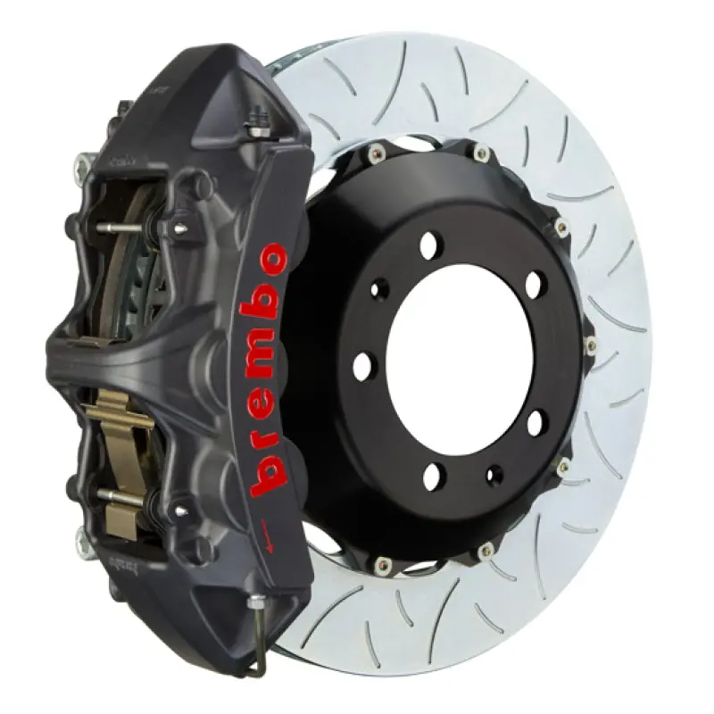 Brembo Gts Big Brake Kit – Front, 6-Piston Calipers, 350X34Mm Slotted Rotors (2014–2019 Corvette C7/Z51) 1