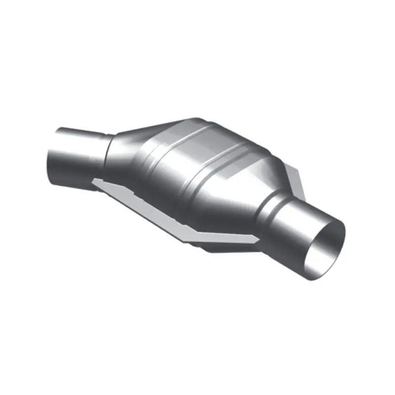 Magnaflow Universal 2.25-Inch Angled-Inlet Catalytic Converter – Stainless Steel, 50-State Legal 2