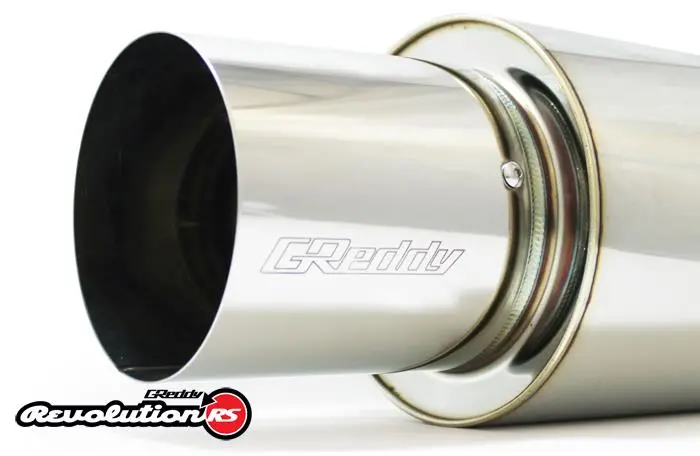Greddy Revolution Rs 2.5-Inch 3-Bolt Universal Exhaust Tip – Black Finish 1