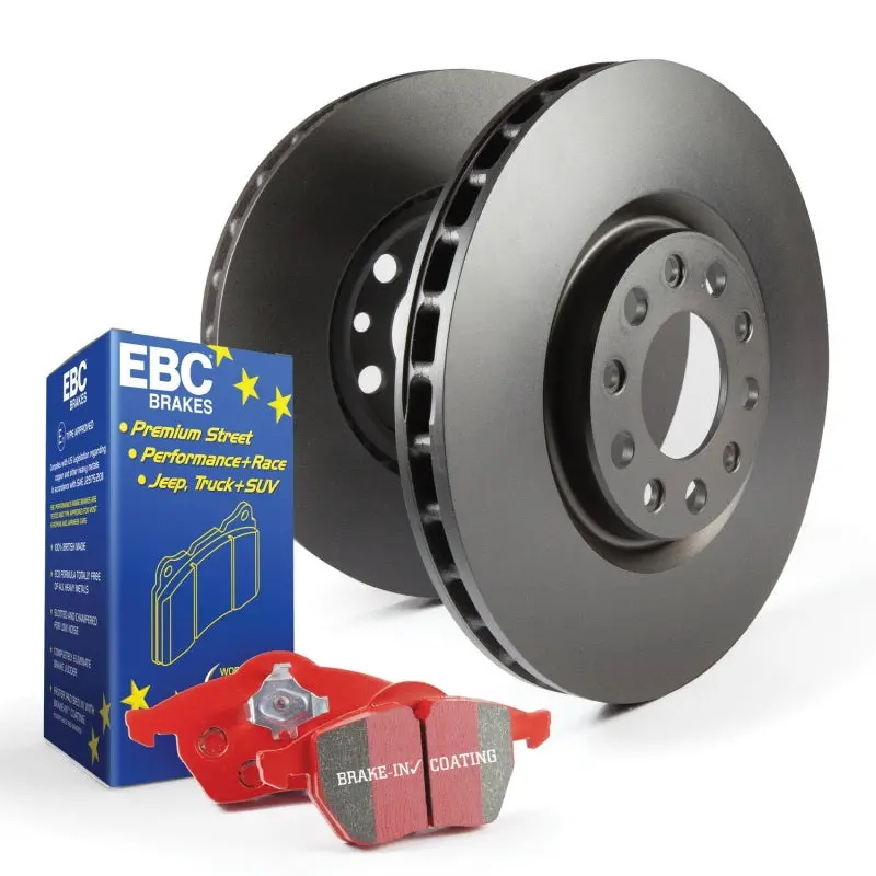 Ebc Redstuff Street Performance Brake Kit – S12 Pads + Rk Series Rotors 1