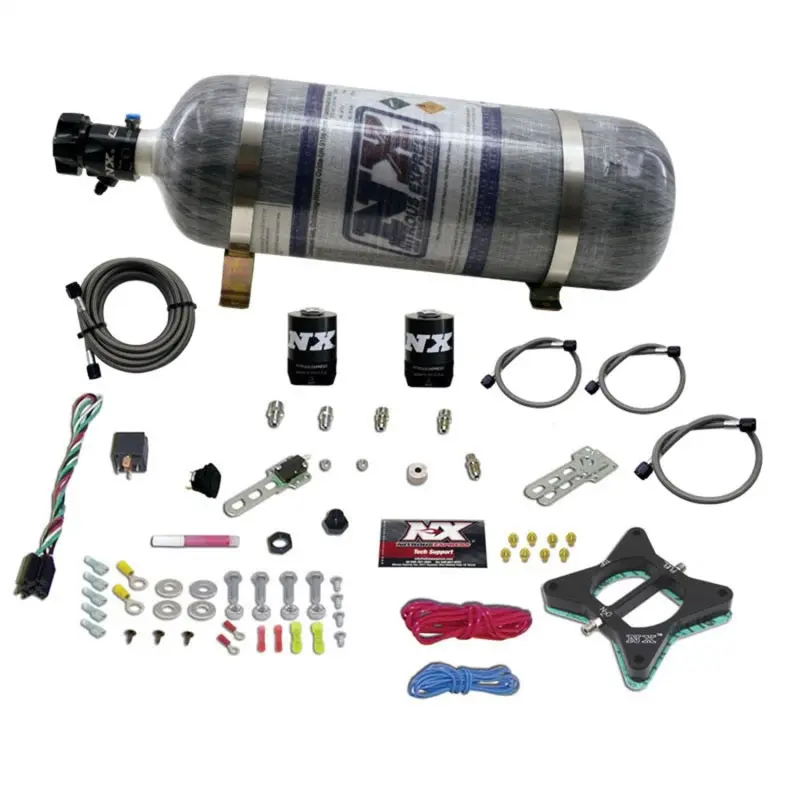 Nitrous Express Plate Nitrous System For 1996–2004 Ford Mustang 4.6L 2-Valve Engines With Composite Bottle 1