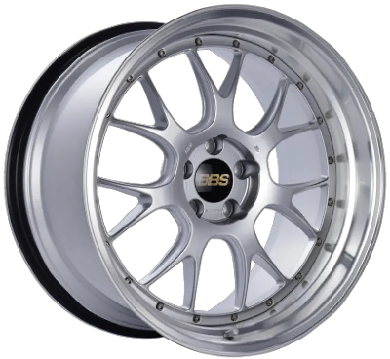 Bbs Lm-R 20X9.5" Diamond Silver Wheel With Diamond-Cut Lip — 5X120, Et23, 82Mm Pcd (Clip Required) 1