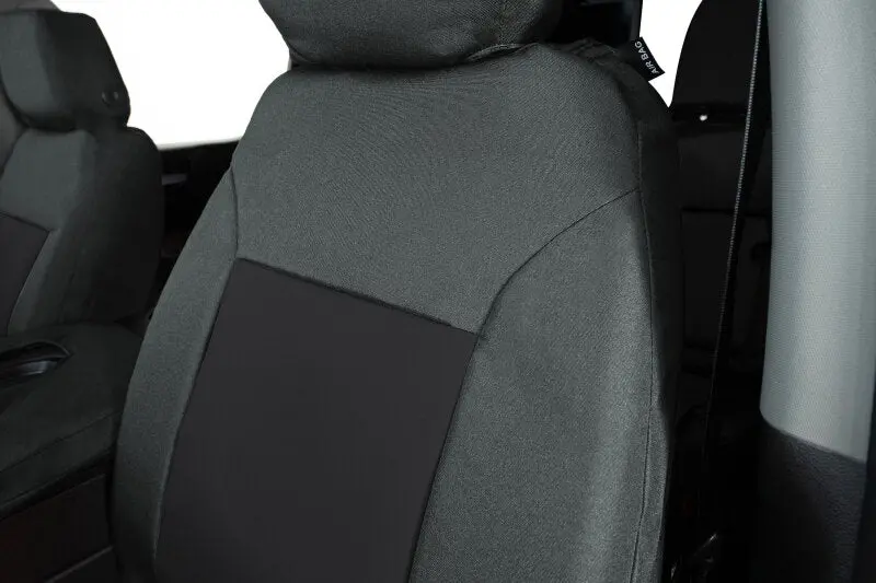 Covercraft Endura Precisionfit Front Row Seat Covers For 2021–2024 Ford F-150 – Charcoal/Black 1
