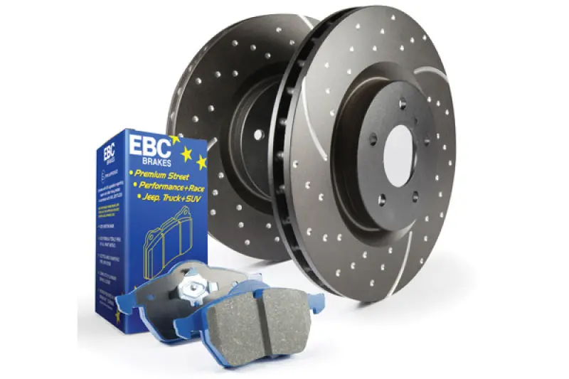 Ebc S6 Performance Brake Kit – Bluestuff Pads And Gd Slotted Rotors 1