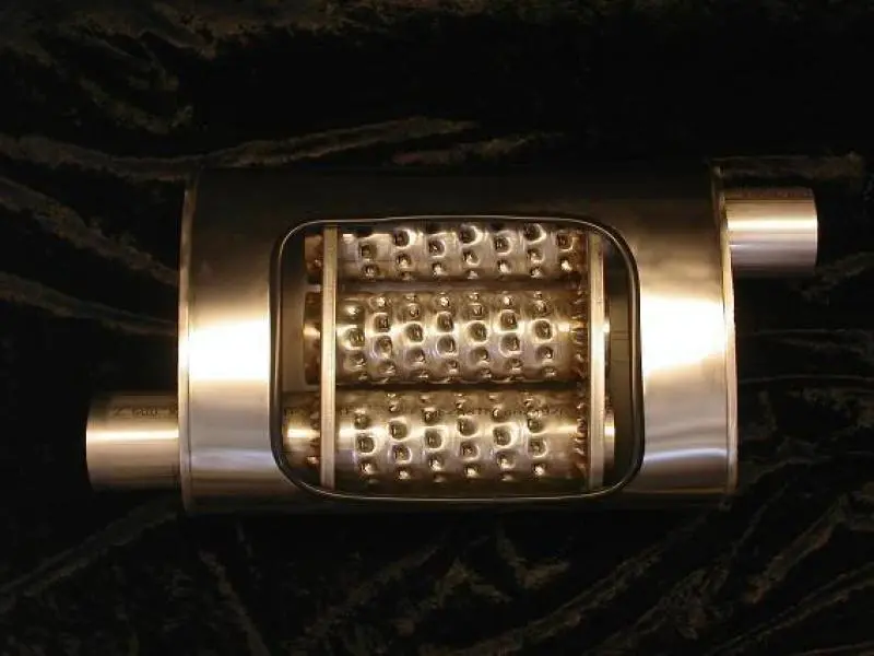 Stainless Works Center-Inlet/Center-Outlet Exhaust Pipe – 2" Id Inlet / 2" Od Outlet, 5" X 9" Dimensions 1