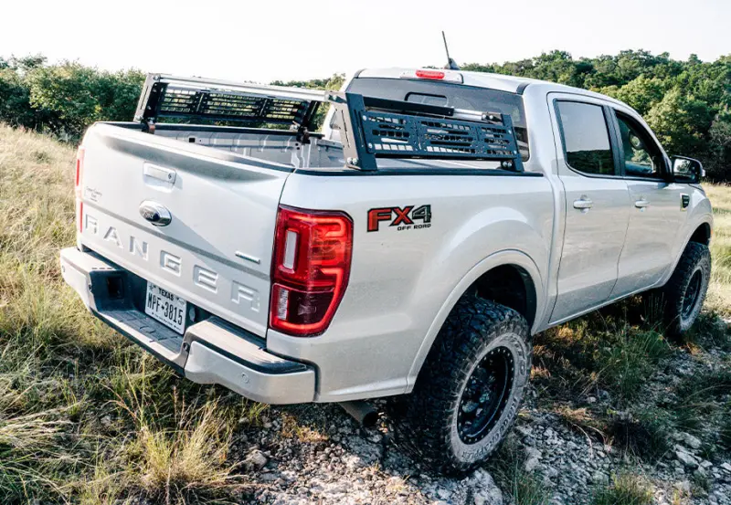 Cali Raised Overland Bed Rack For 2019–2022 Ford Ranger – Low-Profile, Long Design 1
