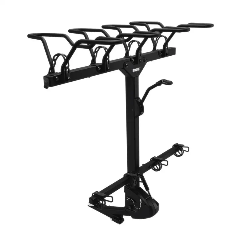 Thule Revert Folding 4-Bike Hitch Rack – Adjustable, Easy-Load Platform 1