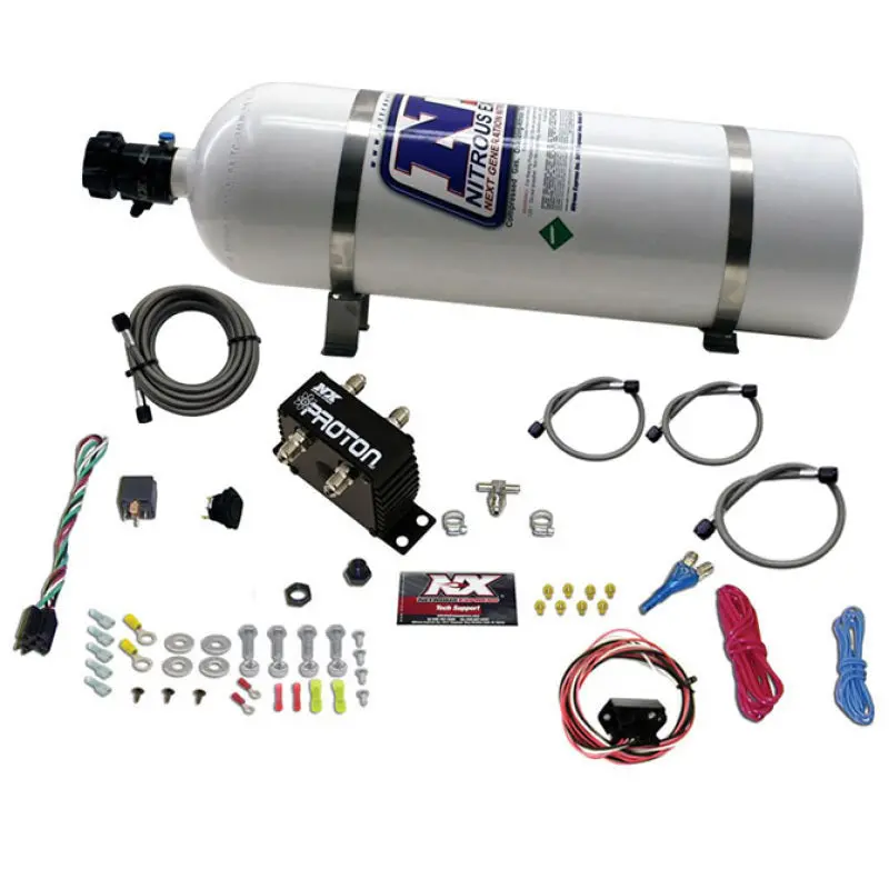 Nitrous Express Proton Fly-By-Wire Nitrous System — Includes 15-Lb Bottle And Full Installation Components 1