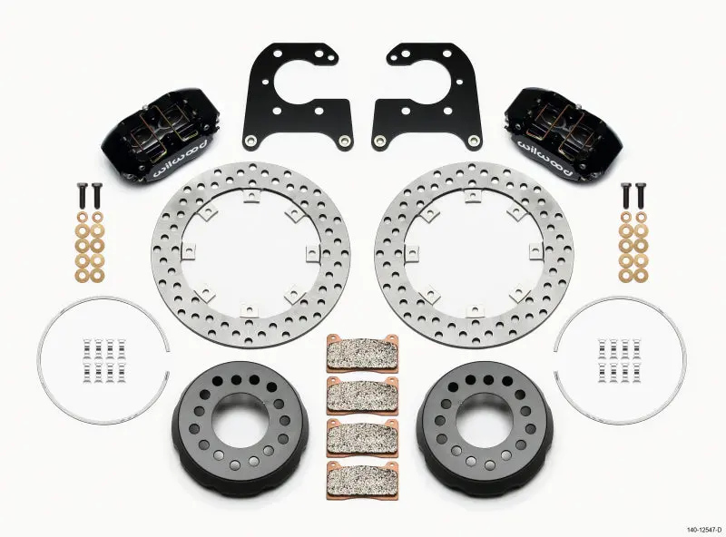 Wilwood Dynapro Single Rear Dynamic Brake Kit – Lug-Mount, Drilled, Big Ford Pattern, 2.36In Offset 1