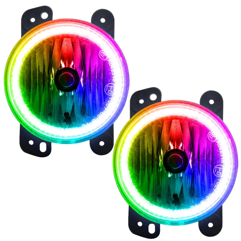 Oracle Colorshift Smd Fog Lights For 2007–2009 Jeep Wrangler Jk – Rgb Led Upgrade 1