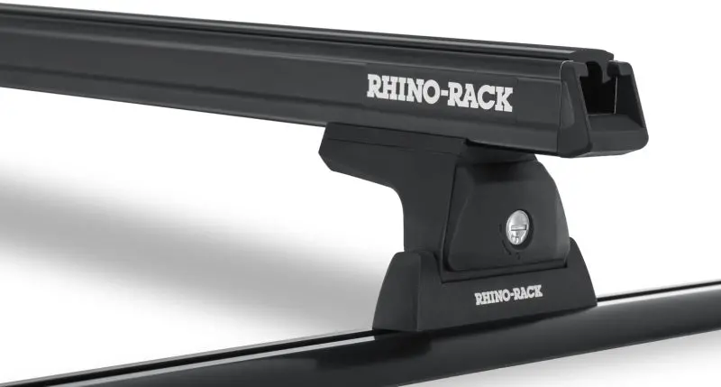 Rhino-Rack Heavy-Duty 65-Inch Black Roof Rack System With Integrated Tracks 1