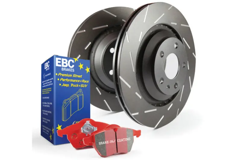 Ebc Redstuff Street Performance Brake Kit – S4 Pads + Usr Drilled & Slotted Rotors 1