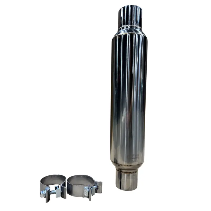 Kooks 2.5-Inch Diameter Stainless Steel Clamp-On Muffler – 14" Length, Polished Finish 1