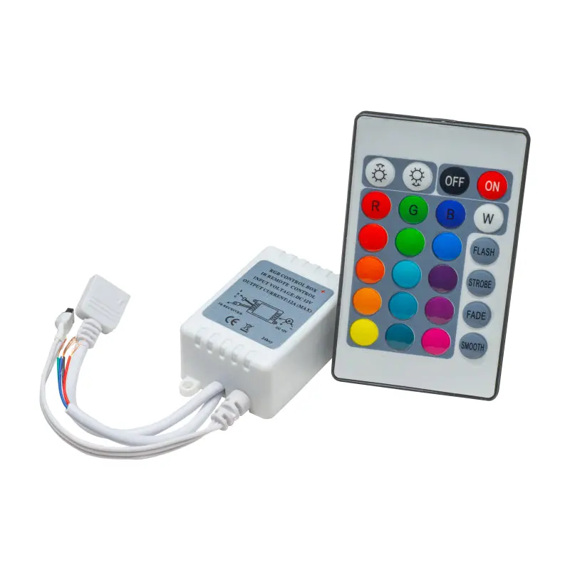 Oracle Simple Led Controller – 5–24V Input, Color-Changing W/ Wireless Remote 1