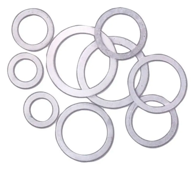 Fragola Aluminum Crush Washers – 20Mm Diameter, Pack Of 10, High-Strength Racing Grade 1