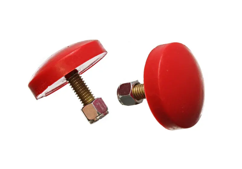Energy Suspension Low-Profile Red Bump Stops – 11/16" Height × 2" Diameter (Set Of 2) 1