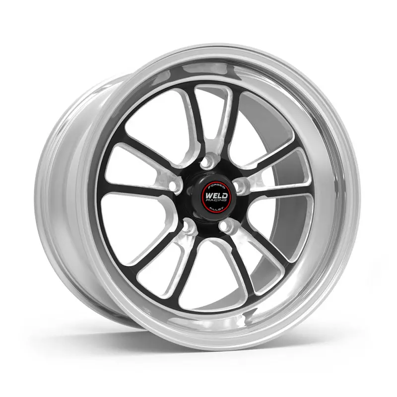 Weld Racing S70 Rt-S Alloy Wheel – 17X8In, 5X114.3Mm, 5.8In Backspace, Black Center / Polished Rim 1