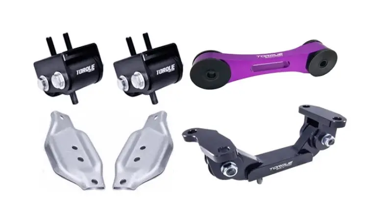 Torque Solution Purple Pitch Engine And Transmission Mount Kit With Plates – Subaru Wrx (2002–2014), Sti (2004+) 1