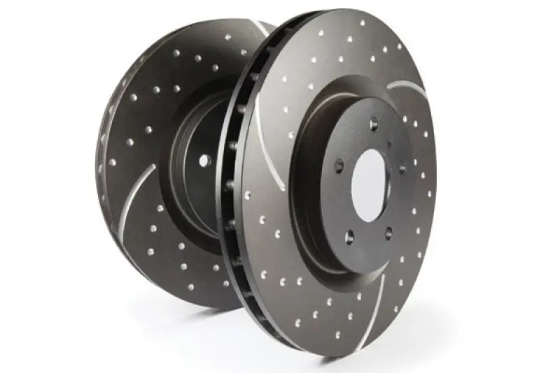 Ebc Gd Sport Slotted Front Brake Rotors For 2003–2009 Toyota 4Runner (4.0L) 1