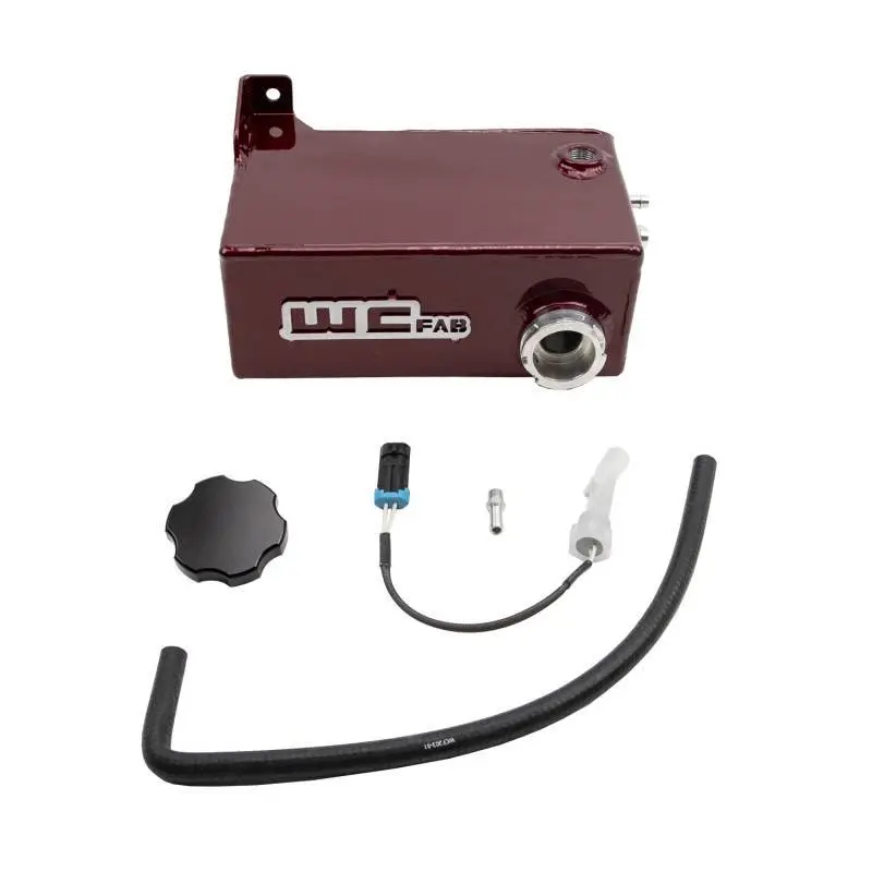 Wehrli 11-16 Chevrolet 6.6L Lml Duramax Oem Placement Coolant Tank Kit - Bengal Red 1
