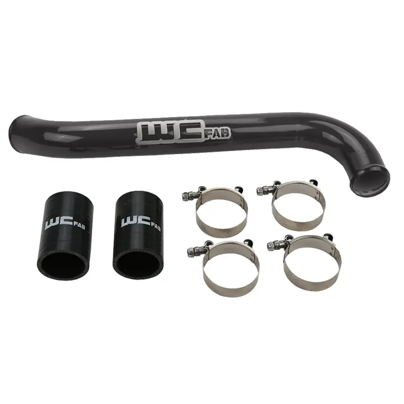 Wehrli Upper Coolant Pipe For 2017–2019 Chevrolet 6.6L L5P Duramax – Wcfab Grey Finish 1