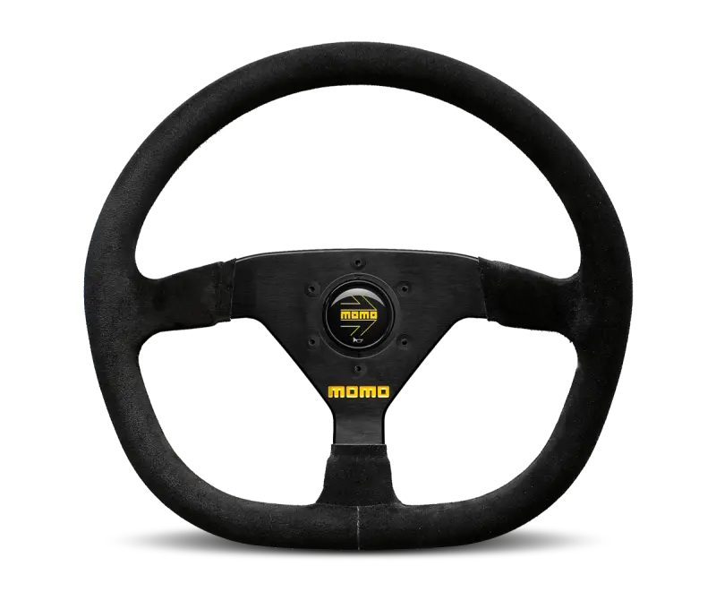 Momo Mod88 Steering Wheel – 350Mm Diameter, Black Suede Rim & Black Spokes 1